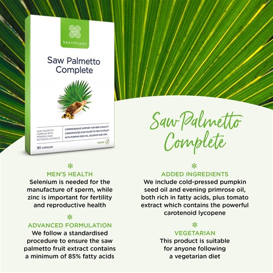 Saw Palmetto for Men's Health 