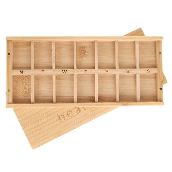 Bamboo Supplement Organiser 