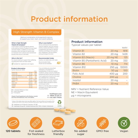 High Strength Vitamin B Complex 