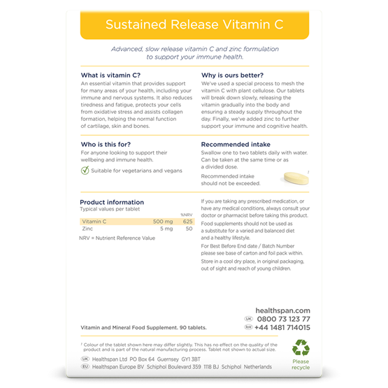 Vitamin C Sustained Release 