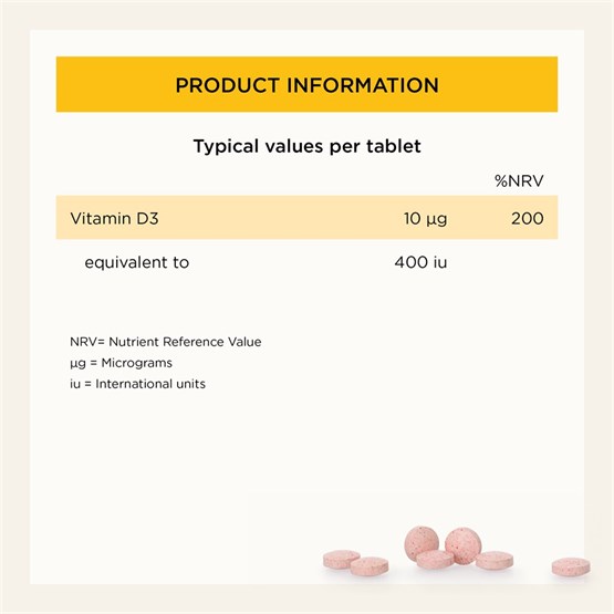Vitamin D3 10µg 