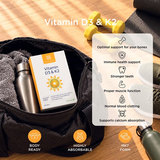 Vitamin D3 & K2 