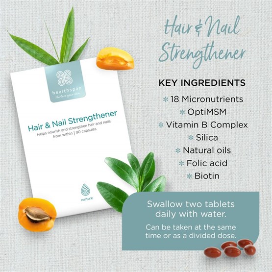 Hair & Nail Strengthener Nutritional Supplement 