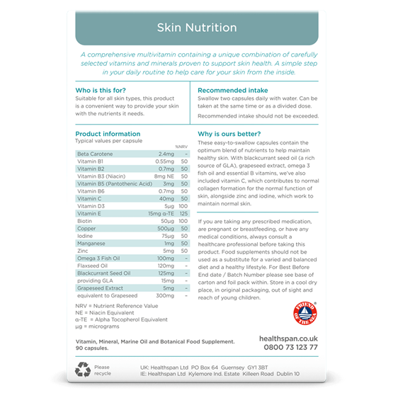 Skin Nutrition 