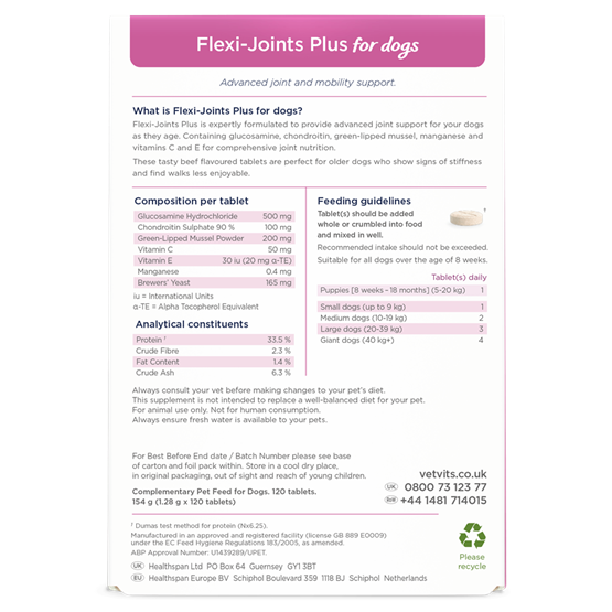 Flexi−Joints Plus for Dogs 