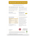 High Strength Cod Liver Oil 1000mg 