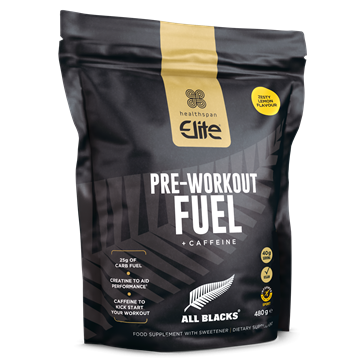 Elite All Blacks Pre−Workout Fuel + Caffeine