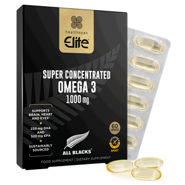 Elite All Blacks Super Concentrated Omega 3