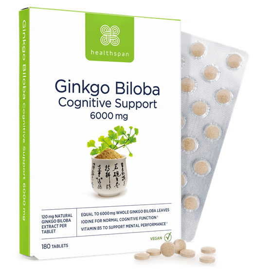 Ginkgo Biloba Cognitive Support 6000mg