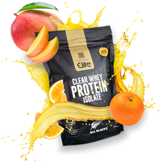 Elite All Blacks Clear Whey Protein Isolate − Orange and Mango