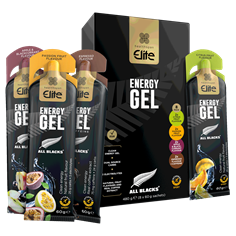 Elite All Blacks Energy Gel − Mixed Pack