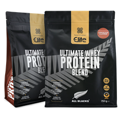 Elite All Blacks Ultimate Whey Protein Blend − Chocolate