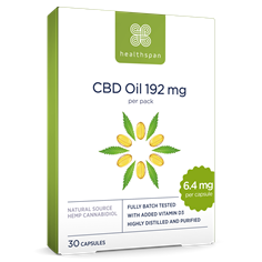 CBD Oil Capsules 192 mg