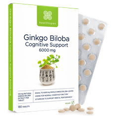 Ginkgo Biloba Cognitive Support 6000mg