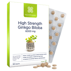 High Strength Ginkgo Biloba 6000 mg