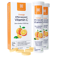 Orange Effervescent Vitamin C 1000mg