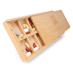 Bamboo Supplement Organiser