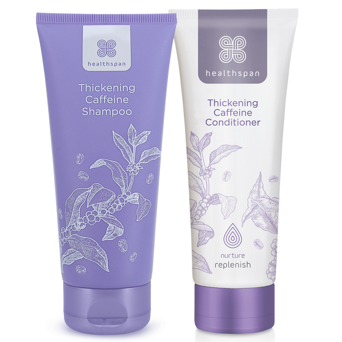 Replenish Thickening Caffeine Shampoo & Conditioner