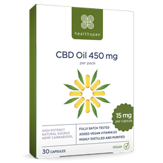 CBD Oil Capsules 450 mg
